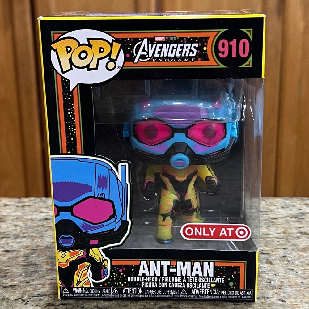 Ant Man 910 Marvel Blacklight Funko Pop